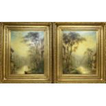 JAMES SALT (1850-1903), 'Venetian', oils on canvas 2, 89cm x 69cm, signed, framed.