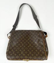 LOUIS VUITTON MESSENGER SHOULDER BAG, in monogram canvas, 42cm W.