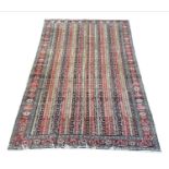 ANTIQUE MALAYER RUG, 190cm x 123cm.