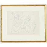HENRI MATISSE, collotype E11, Seated Woman, signed in the plate, edition: 950, printed by Martin