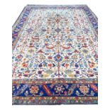 ANTIQUE SERAPI DESIGN CARPET, 335cm x 240cm.