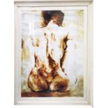 CONTEMPORARY SCHOOL, offset nude print, framed, 145cm x 109cm.