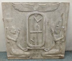 EGYPTIAN PANEL, stone effect, 125cm x 114cm H.