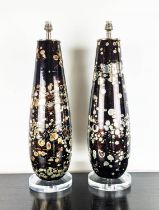 JULIAN CHICHESTER TOTNES TABLE LAMPS, a pair, each 60cm H. (2)