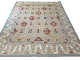 FINE SWEDISH DESIGN KILIM, 301cm x 253cm.