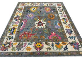 FINE SULTANABAD DESIGN CARPET, 306cm x 254cm.