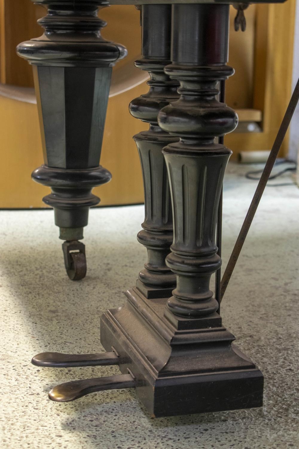 BECHSTIEN GRAND PIANO, 203cm D x 150cm W, late 19th century ebonised. - Image 5 of 8