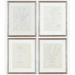 HENRI MATISSE, a set of four still life collotypes, signed in the plate, printed by Martin Fabiani