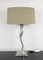 PORTA ROMANA RIBBON TABLE LAMP, with Porta Romana shade, 62cm H.