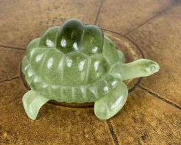 DAUM SEA TURTLE, signed on flipper, 17cm L.