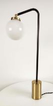 CTO LIGHTING ARRAY OPAL TABLE LAMPS, a pair, 62cm H. (2)