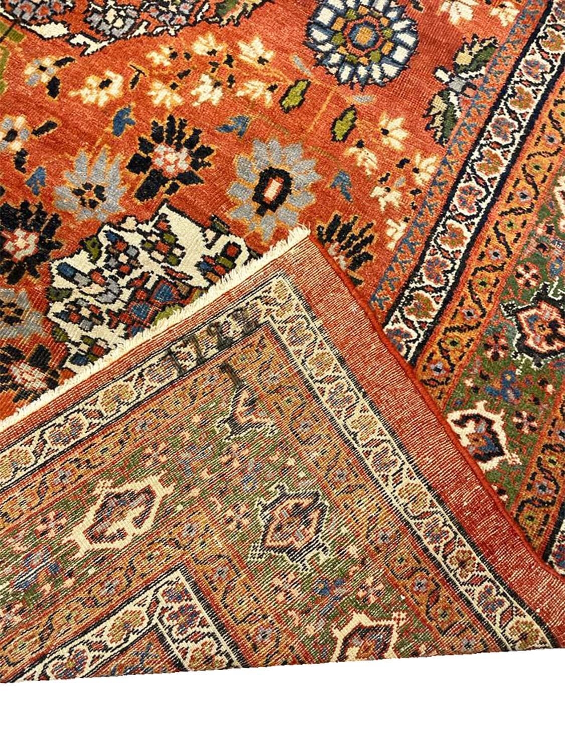 ANTIQUE PERSIAN ZIEGLER MAHAL CARPET, 360cm x 260cm. - Image 5 of 6