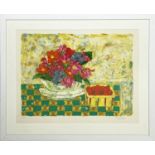 FRED JESSUP (1920-2007) 'Fraises' lithograph, 47cm x 60cm, signed, numbered 61/50, framed.