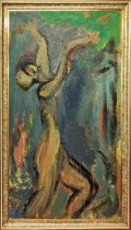 MID 20TH CENTURY GERMAN SCHOOL, 'Der tanser - The dancer', oil on canvas, titled and dated '60