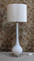 TABLE LAMP, with a Porta Romana shade, 88cm H.