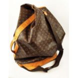 LOUIS VUITTON VINTAGE SAC MARINE BANDOULIERE, monogram coated canvas with leather trims and