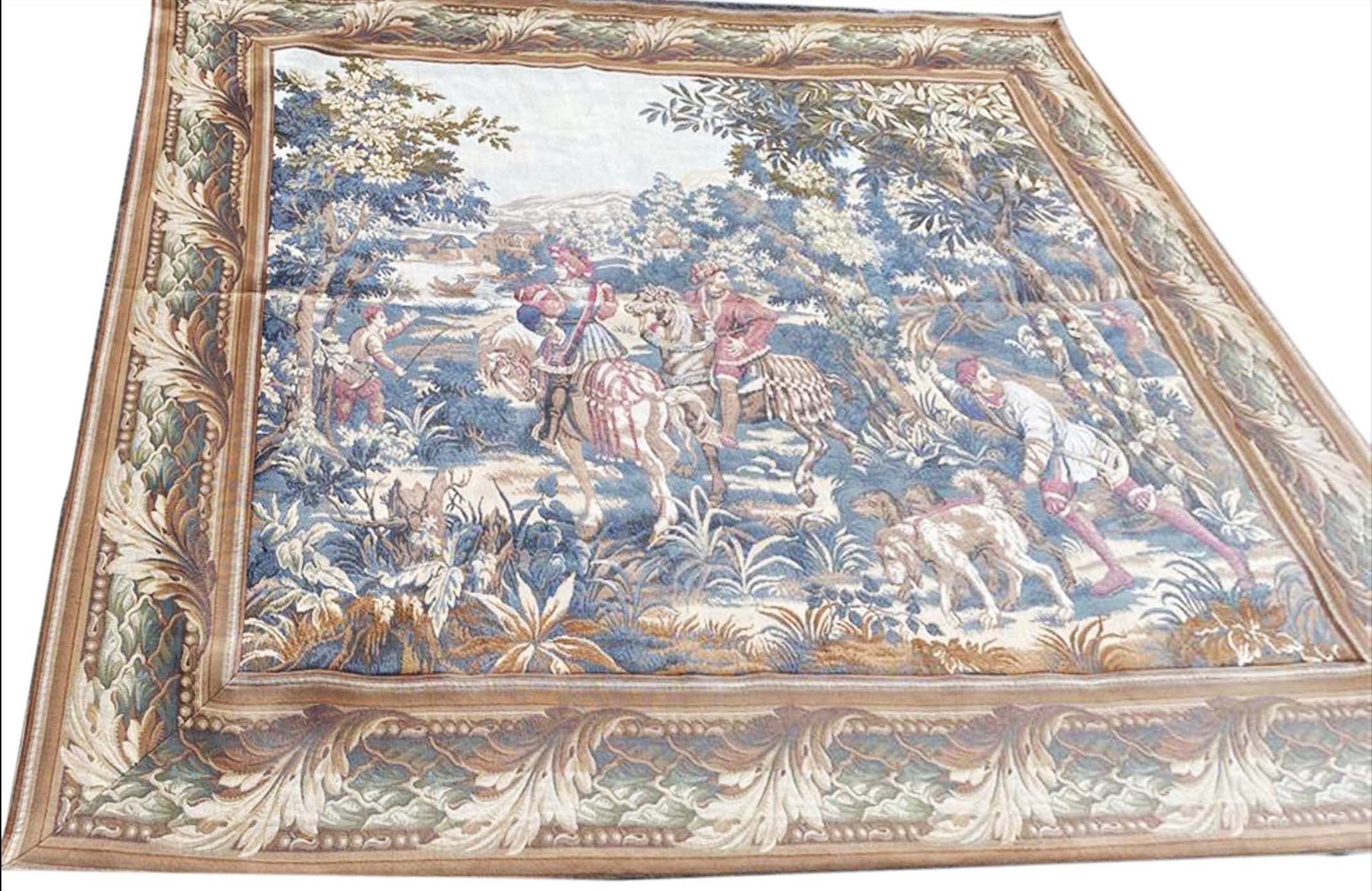 FLEMISH DESIGN TAPESTRY, 235cm x 200cm.