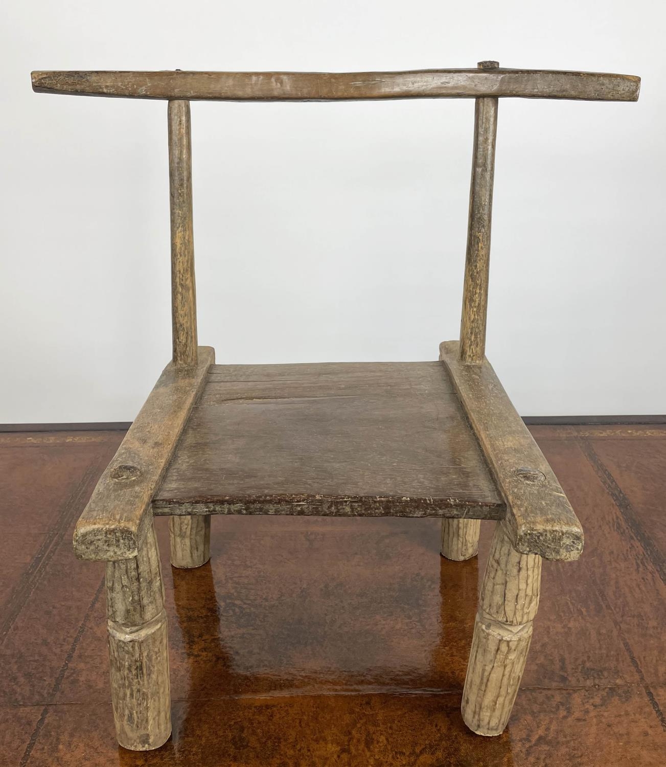 DAN AFRICAN STOOLS, a pair, Ivory Coast. 62cm H (2) - Image 3 of 5