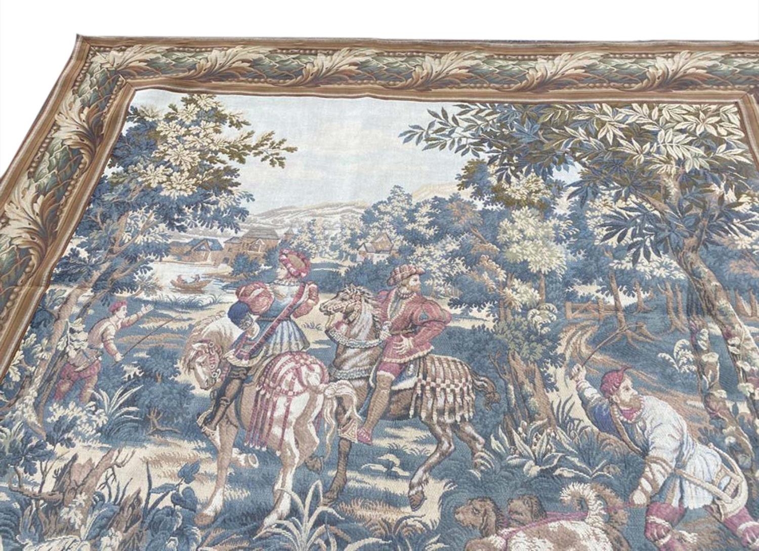 FLEMISH DESIGN TAPESTRY, 235cm x 200cm. - Image 4 of 5