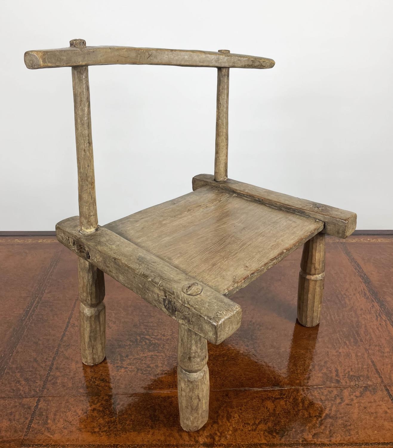 DAN AFRICAN STOOLS, a pair, Ivory Coast. 62cm H (2) - Image 5 of 5