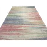 FINE CONTEMPORARY WOOL AND BAMBOO SILK CARPET, 355cm x 245cm, hand knotted.