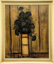 AFTER BERNARD BUFFET (French 1928-1999), 'Le Bouquet', giclee on board, 53cm x 44cm, framed.