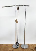 PAOLO MOSCHINO HANDOVER FLOOR LAMPS, a pair, differing cables, 142cm H at tallest. (2)