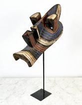 SONGYE KIFWEBE MASK, Congo. 70cm H