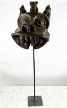 BAMILEKE MASK, Cameroon. 100cm H