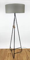 FLAM & LUCE EIFFEL FLOOR LAMP, by Cyril Gorin, with shade, 186cm H.