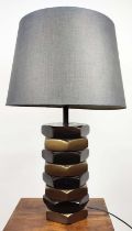 ROBERT LANGFORD TABLE LAMP, with shade, 80cm H.