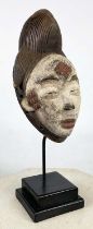 POUNOU MASK, from Gabon. 52cm H