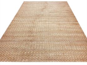 NATURAL HANDWOVEN JUTE CARPET, 350cm x 250cm.