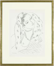 HENRI MATISSE, collotype, Woman L19, Suite: Themes & variations 1943, printed by Martin Fabiani,
