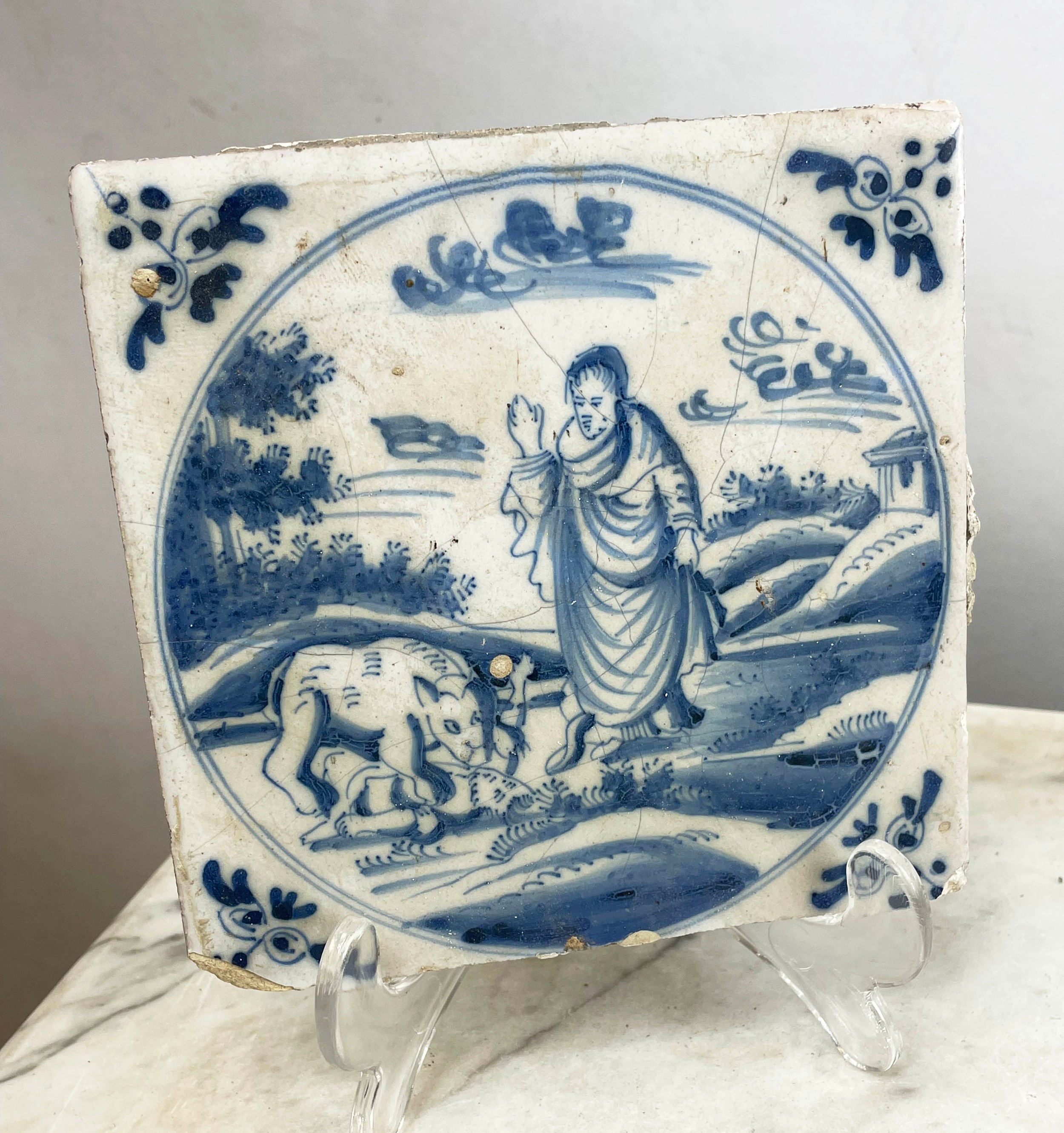 COLLECTION OF DELFT TILES, 17th/18th century. (Qty) - Bild 5 aus 11