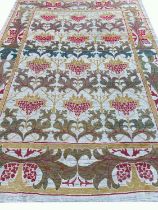 FINE ARTS AND CRAFTS VAYSEY DESIGN CARPET, 481cm x 335cm.