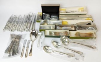 A CHRISTOFLE COLLECTION OF ASSORTED CUTLERY, comprising twelve ice cream spoons, twelve dessert