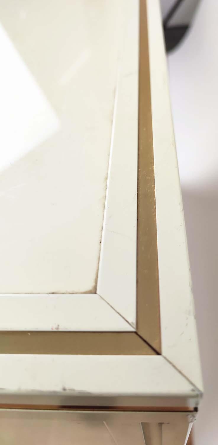 PIERRE VANDEL SIDE CABINET, 91cm x 71cm H x 45cm, cream finish, bears plaque. - Bild 9 aus 9