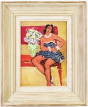 HENRI MATISSE, Danseuse Assise Sur Une Table, off set Lithograph, signed in the plate, French