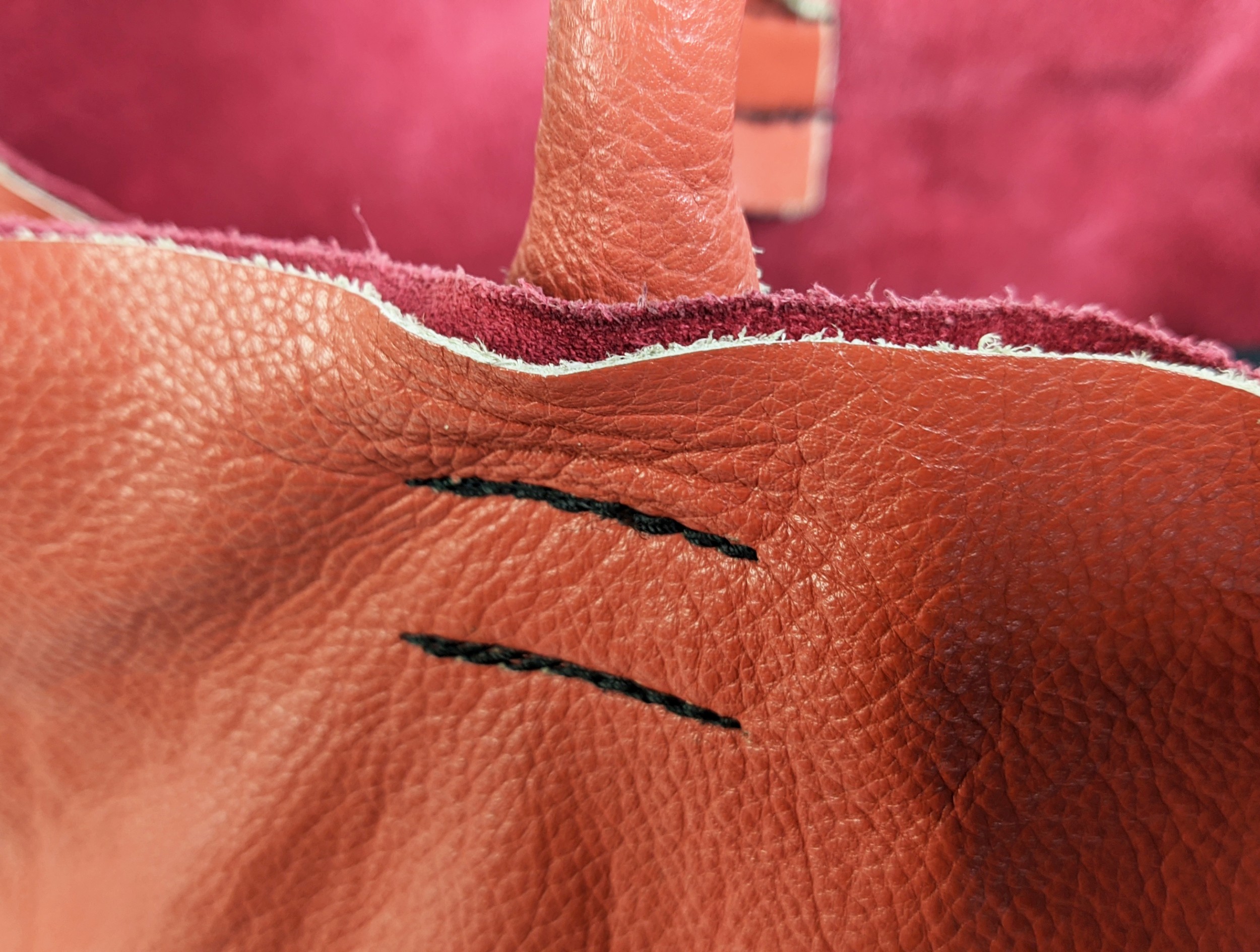 FERRAGAMO VINTAGE TOTE BAG, nylon with leather strap, top zippered closure and silver tone - Bild 5 aus 19