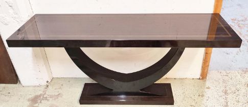CONSOLE TABLE, Art Deco style design, 160cm x 45cm x 77cm.