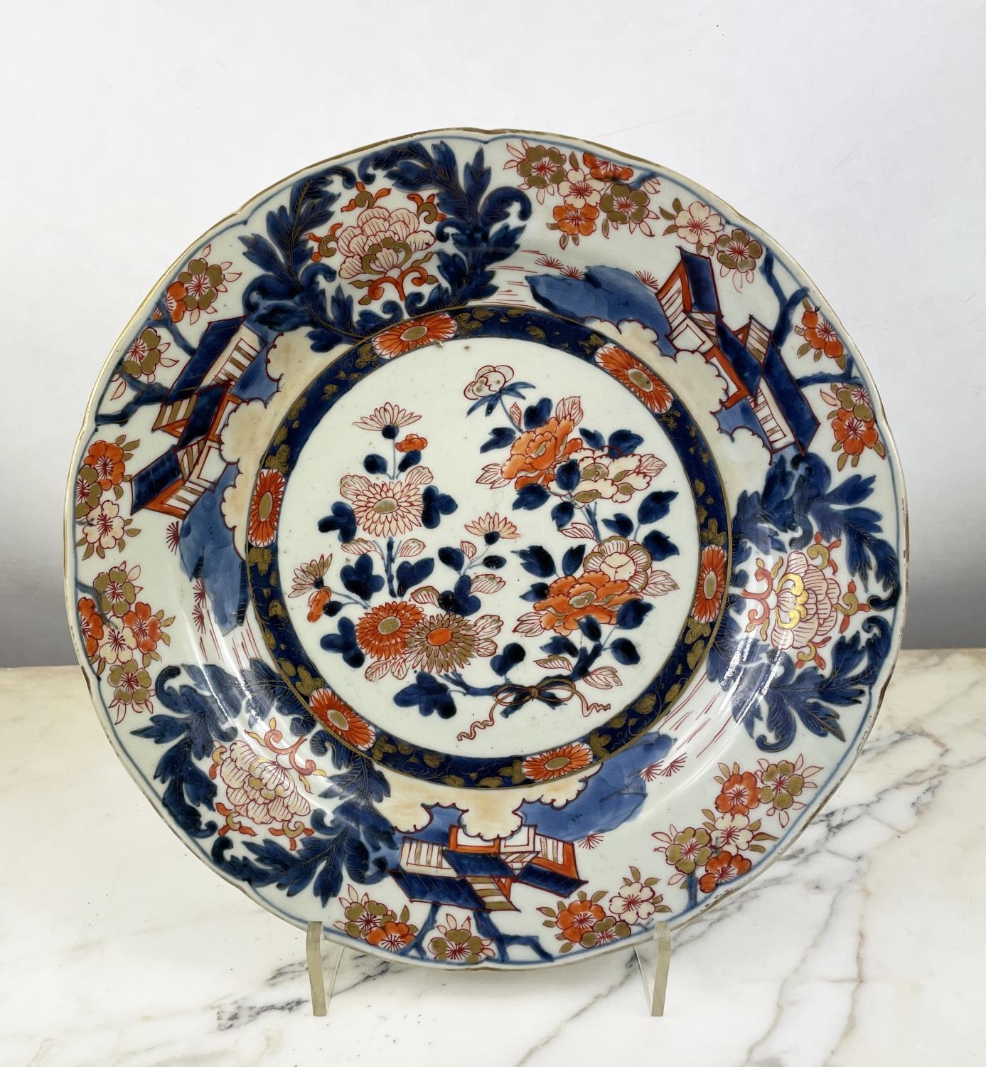 A QUANTITY OF CHINA, including Chinese blue and white, an 18th century Imari plate and a pair of - Image 30 of 30