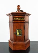 TABLE TOP POST BOX, Victorian country house style design, 46cm H x approx.