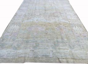 ARTS AND CRAFTS DESIGN OUSHAK CARPET, 346cm x 250cm.