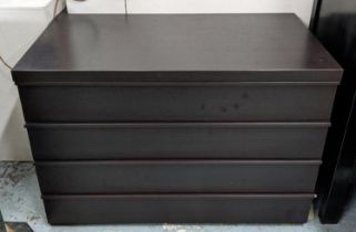 POLIFORM CHEST, 94cm W x 54cm D x 65cm H, with four drawers.