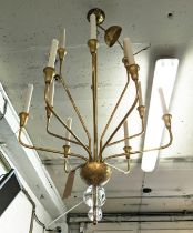 PORTA ROMANA DELPHINE CHANDELIER, 12 branch, 120cm drop approx.