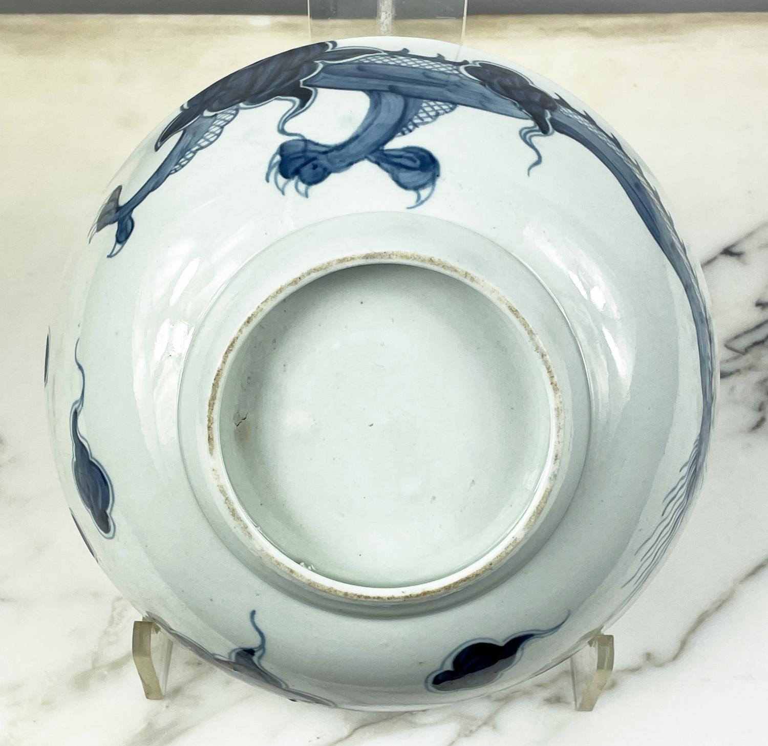 A QUANTITY OF CHINA, including Chinese blue and white, an 18th century Imari plate and a pair of - Image 7 of 30