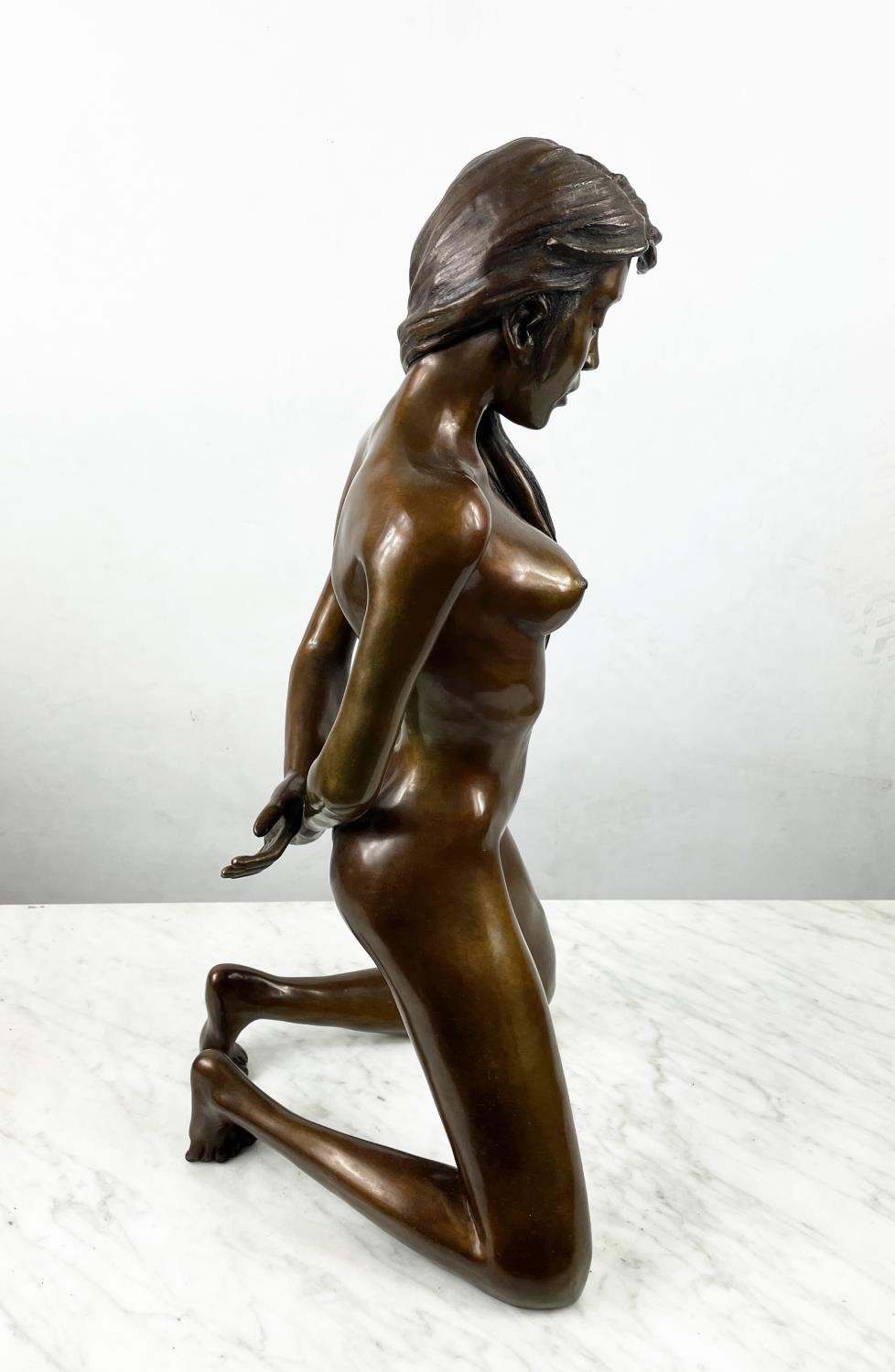 JONATHAN WYLDER (British b.1957), 'Natalie', bronze signed and dated 1999 and numbered 3/9, 60cm - Image 5 of 7