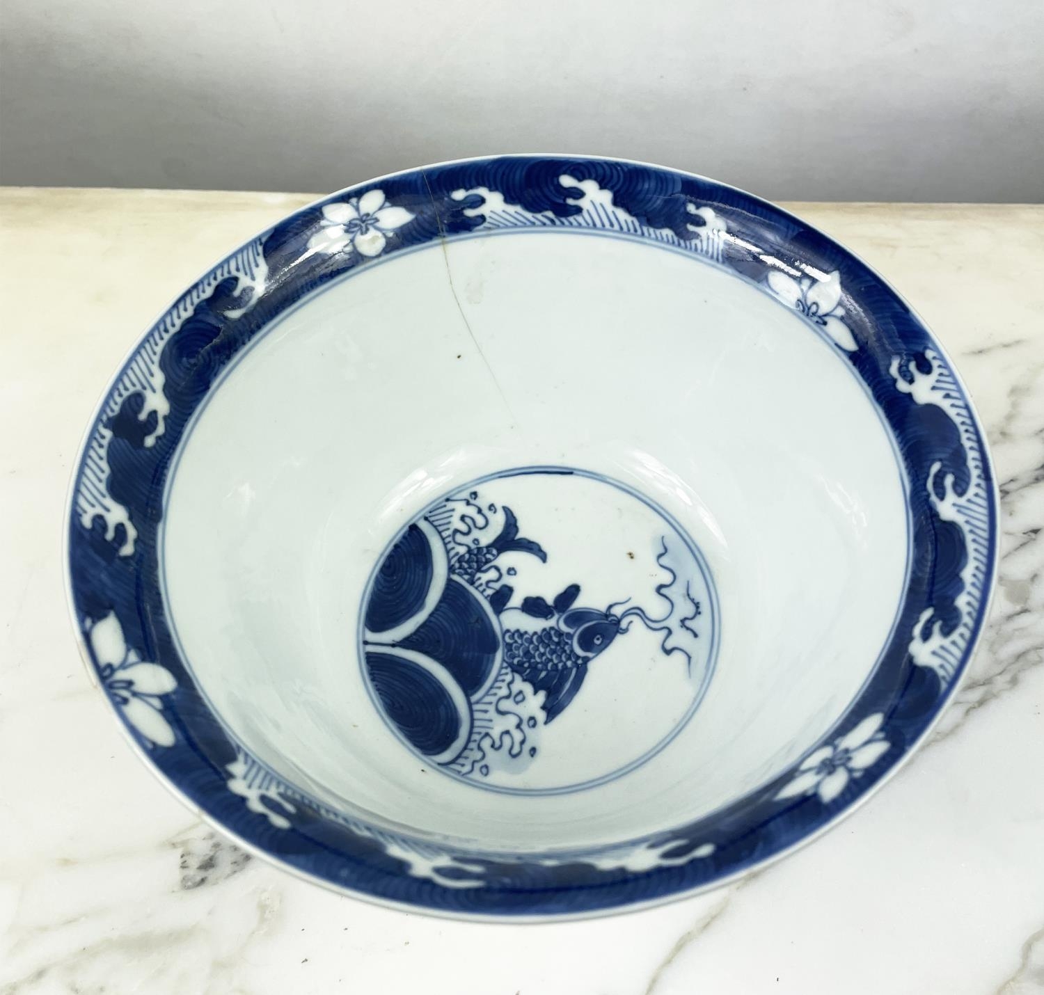 A QUANTITY OF CHINA, including Chinese blue and white, an 18th century Imari plate and a pair of - Image 11 of 30
