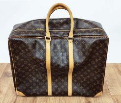 LOUIS VUITTON SIRIUS 55 SUITCASE, made in France, monogram coated canvas with leather handles and